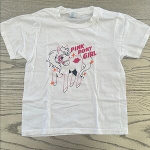 Pink Pony Girl Graphic T-Shirt - XS - “Pink Pony Club” inspired by